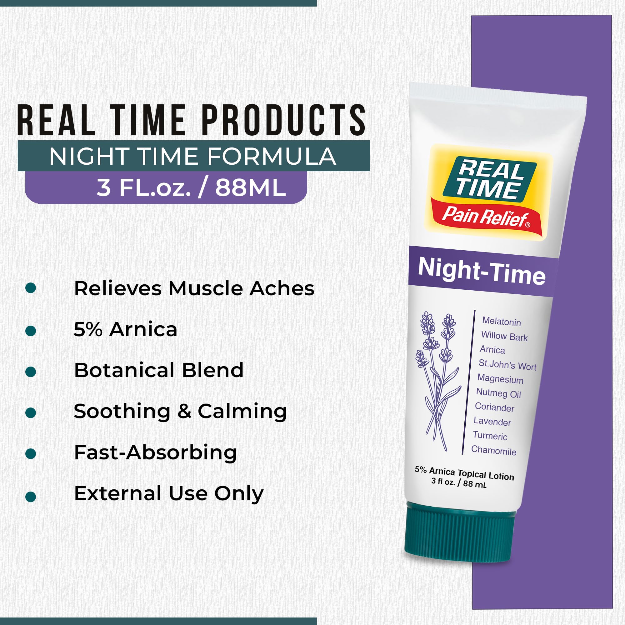 Real Time Pain Relief MAXX Value Pack image shows day-to-night relief and savings.