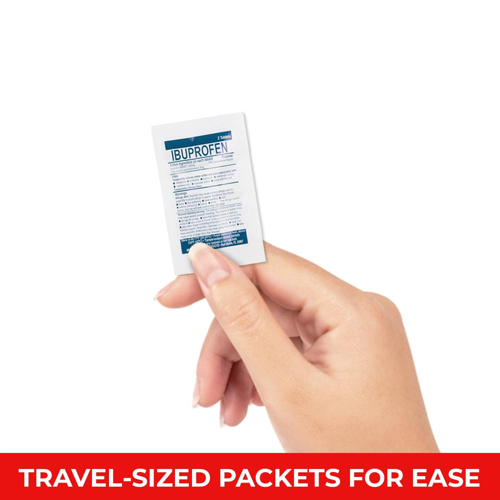 Real Vitamins Travel RX kit contents laid out for quick access during trips.