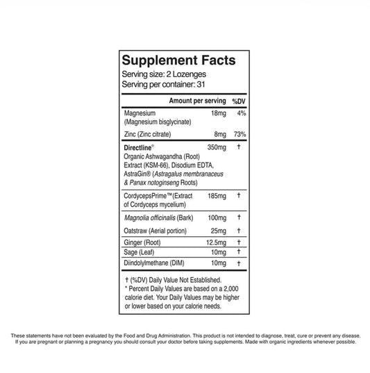 Rebalance MenoMints lozenges dissolving quickly for fast relief