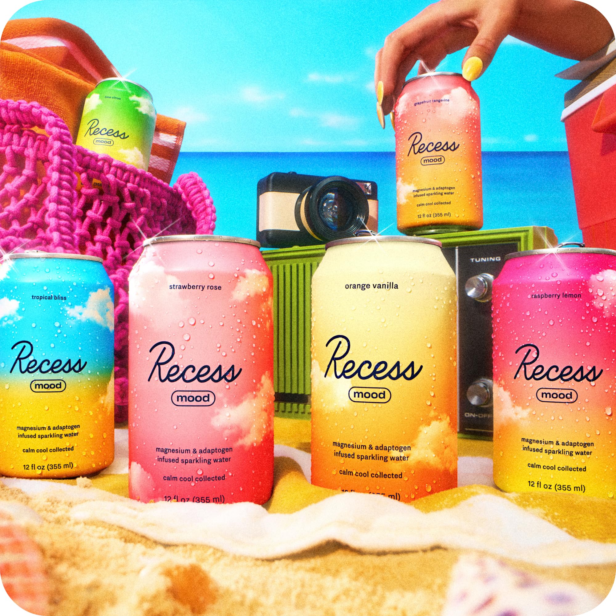 Recess Mood Orange Vanilla can for a refreshing, mood-supporting moment.