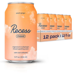 Recess Mood Peach Ginger bottle for unwinding with fruity aroma