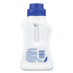 Lysol laundry sanitizer bottle pour action for enhanced cleanliness.