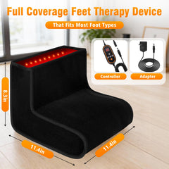 Red Light Therapy for Feet in a foldable portable form