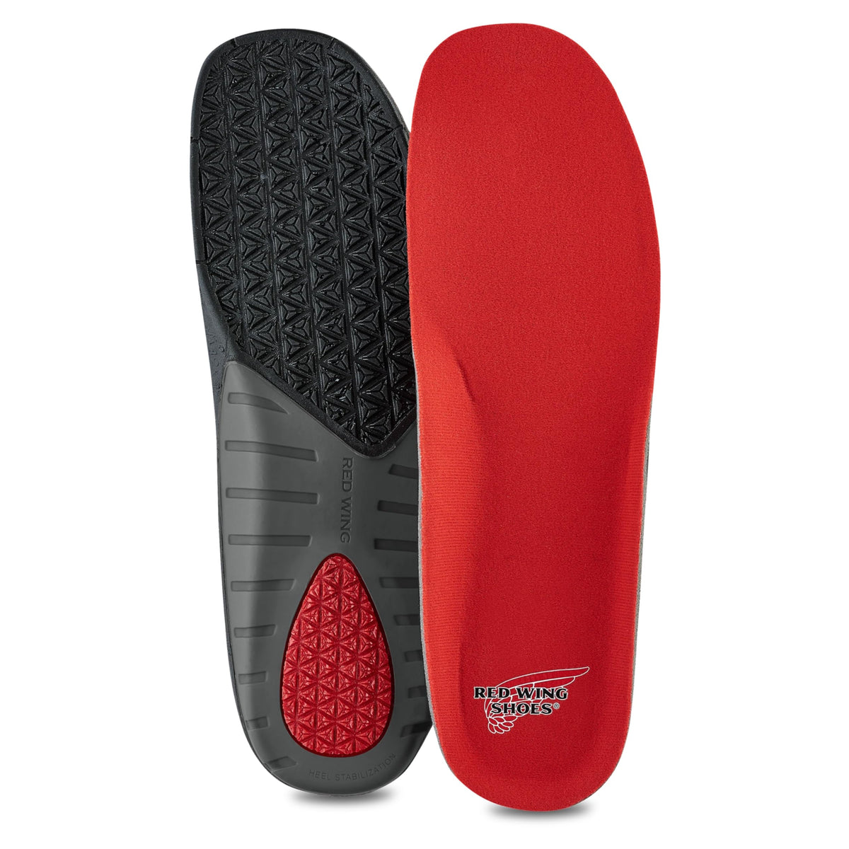 Red Wing Shoes Quadrex footbed insole with molded arch for improved alignment and all-day comfort.