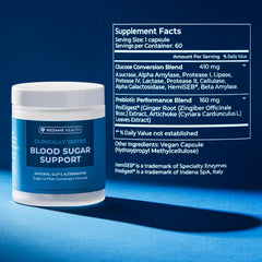 Redame Health prebiotic blend capsules fueling healthy gut microbiome