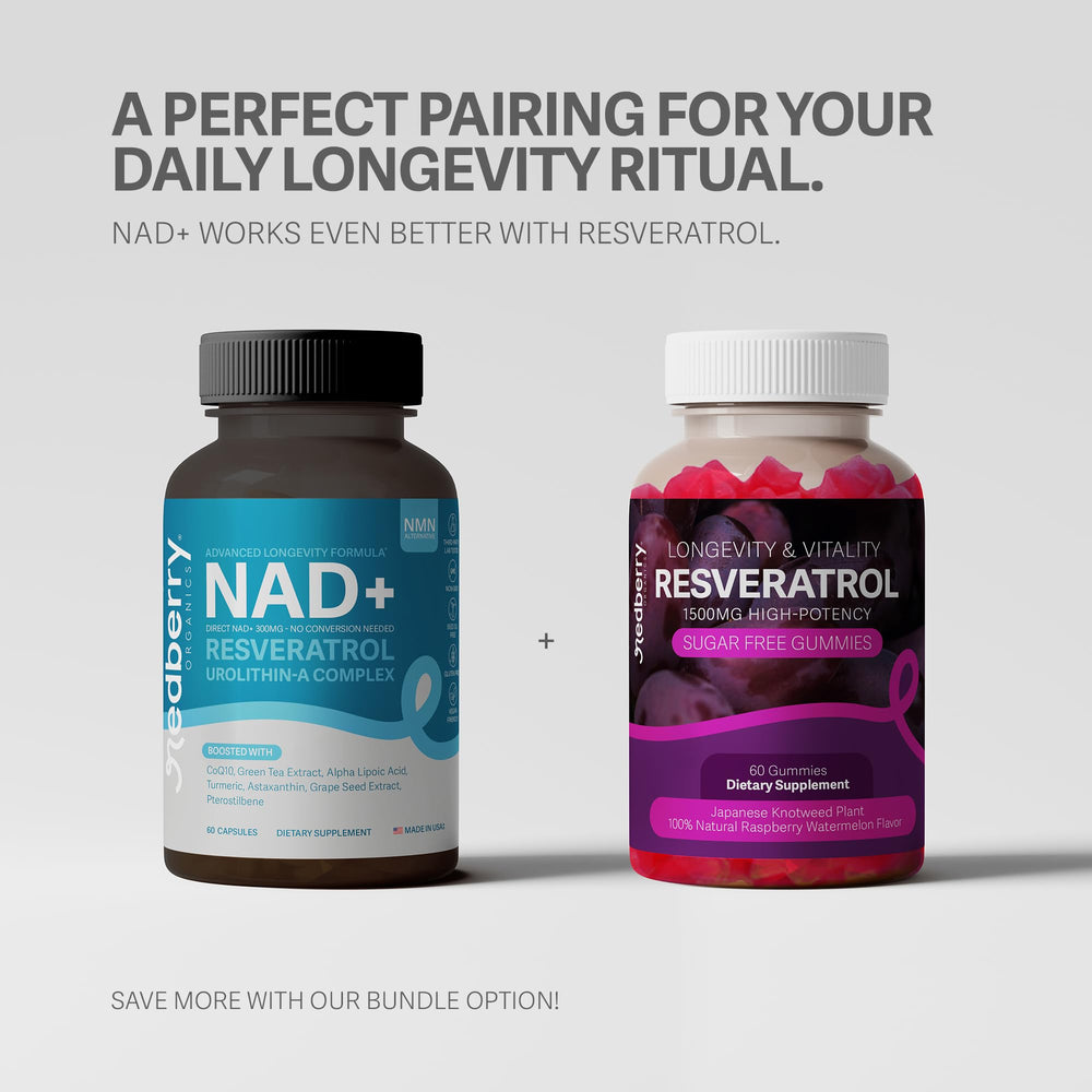Redberry NAD Plus manufactured in a USA GMP facility.