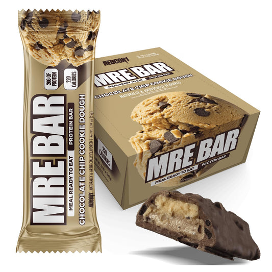 REDCON1 MRE Bar packaging front highlighting on-the-go protein snack