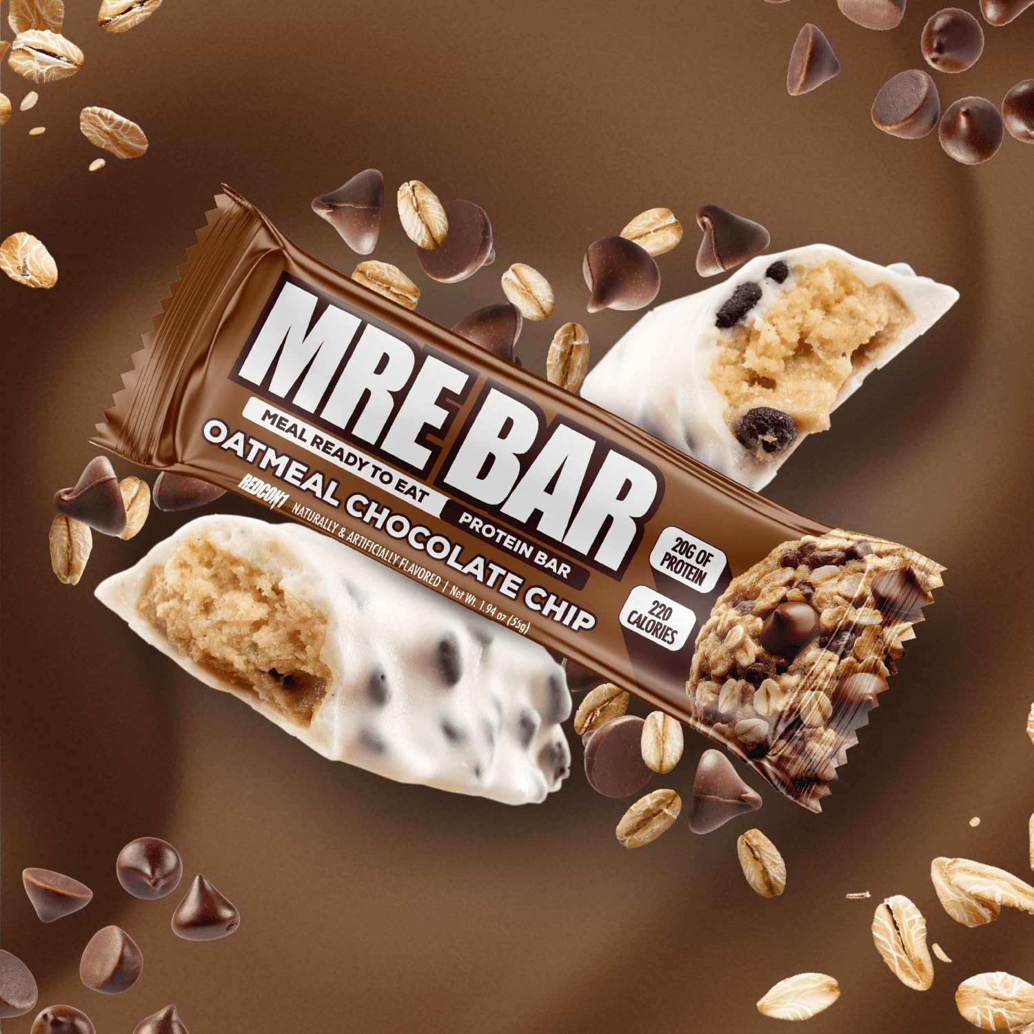 REDCON1 MRE Bar serves as premium breakfast protein option for mornings.