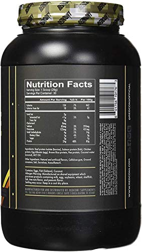 REDCON1 MRE LITE banana nut bread shake pour shows creamy texture