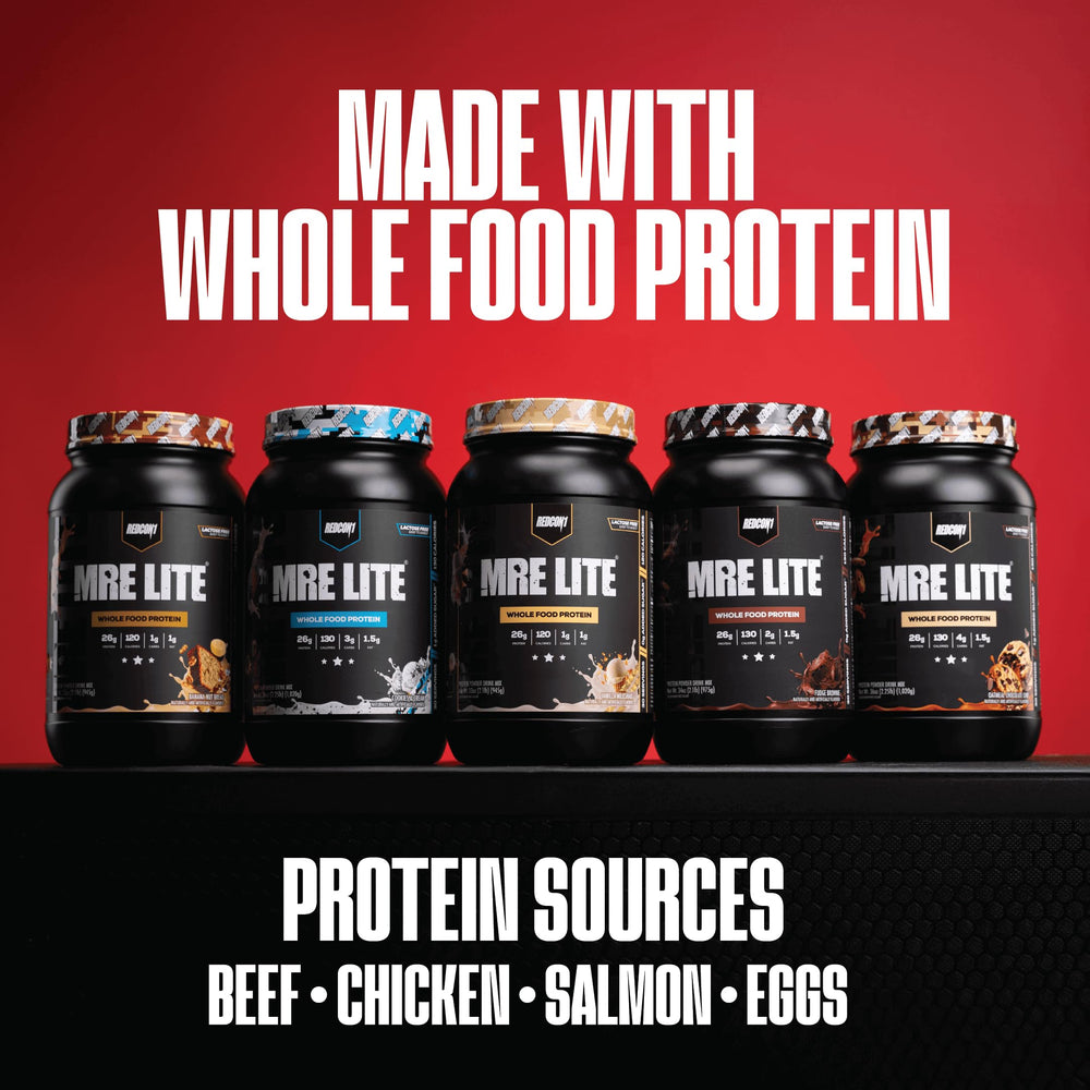 REDCON1 MRE LITE 2 g carb info highlight for macros.