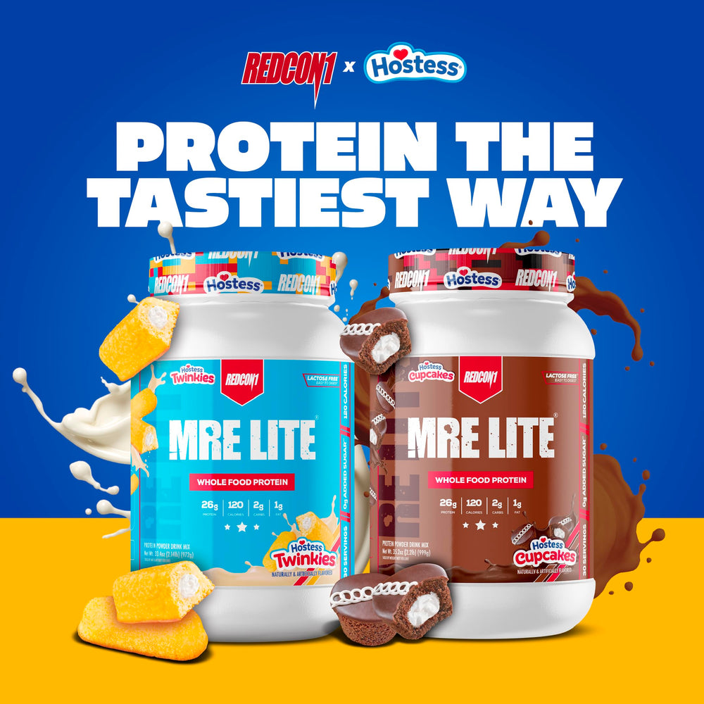 REDCON1 MRE Lite Hostess Cupcakes MCT oil—energy support in a lactose-free formula.