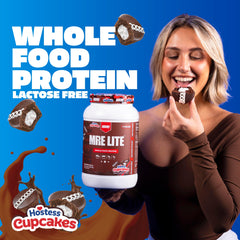REDCON1 MRE Lite Hostess Cupcakes protein blend—premium, dairy-free digestion-friendly choice.