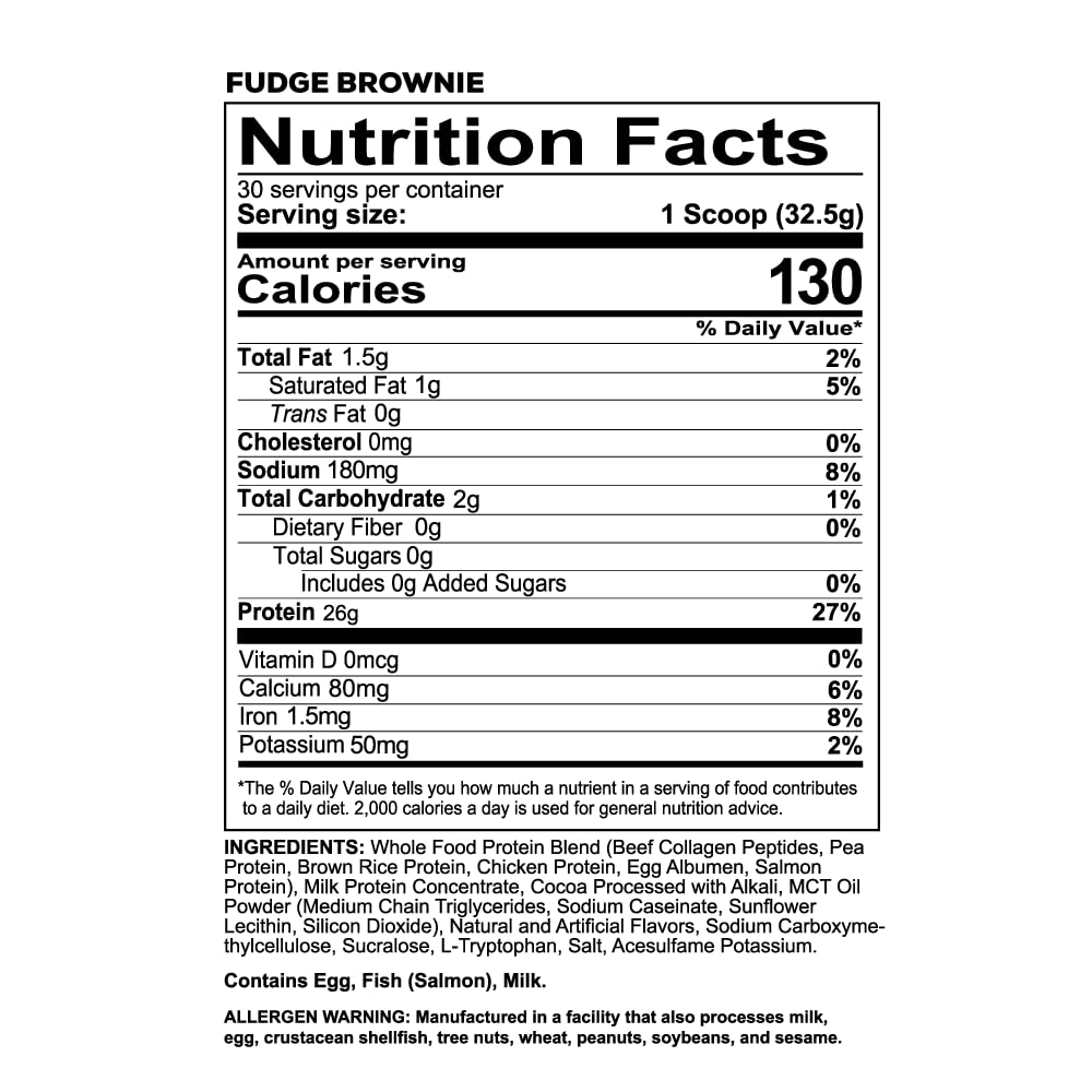 REDCON1 MRE LITE label close-up, transparent nutrition facts for informed choices.