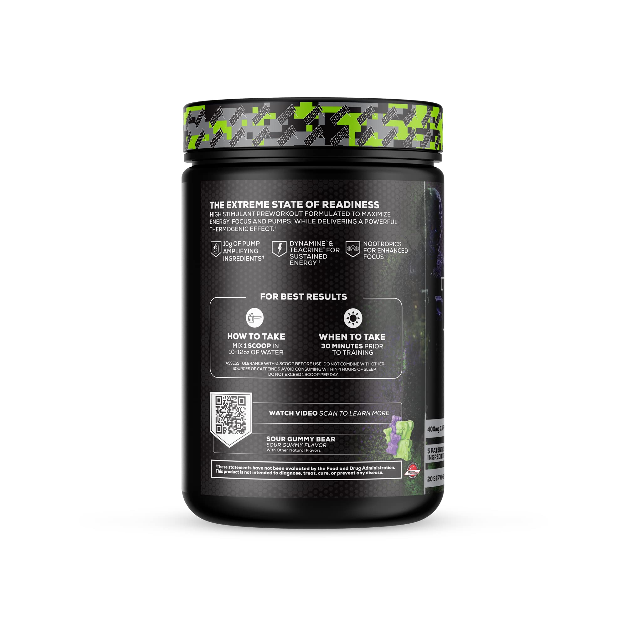 Total War Black Ops Extreme scoop prepared for precise energy dosing
