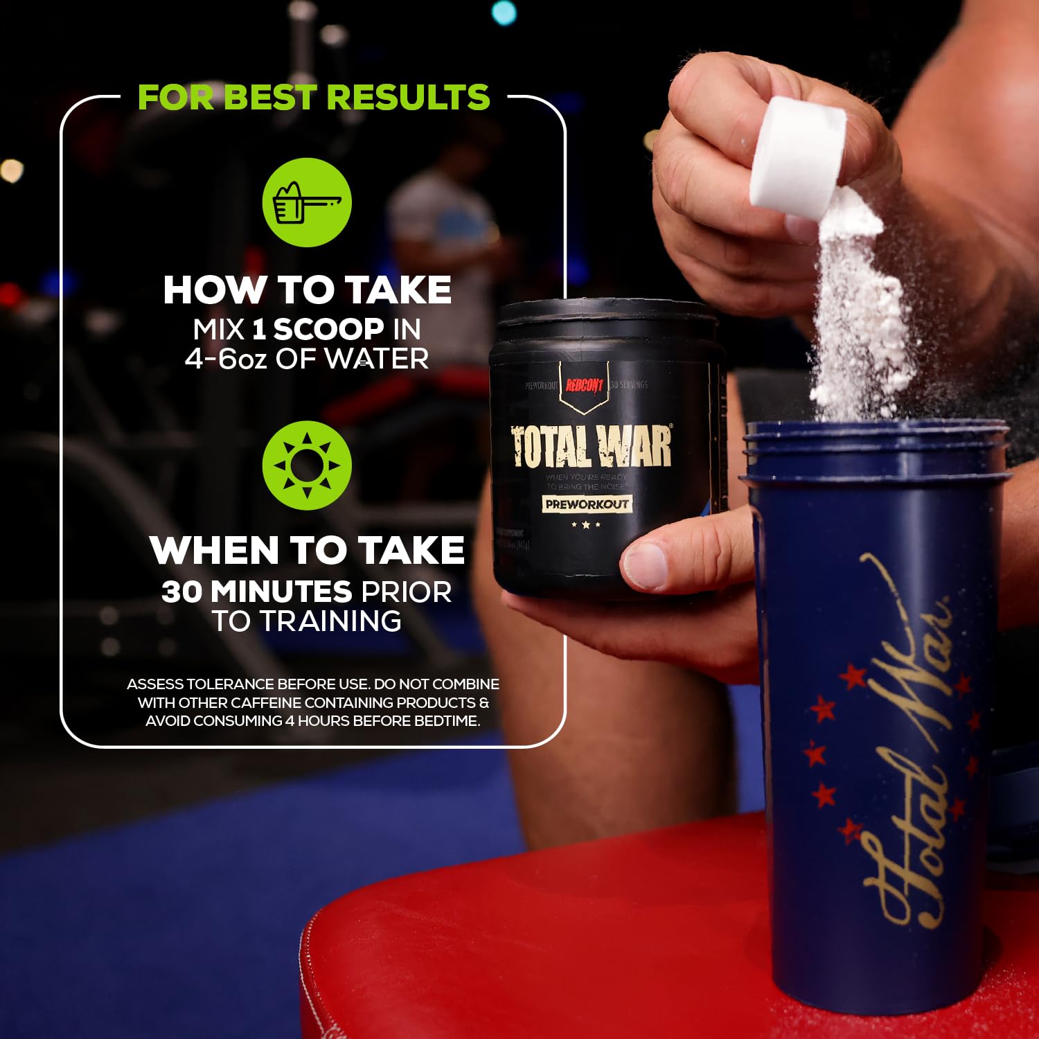 REDCON1 Total War grape label close-up emphasizing nitric oxide ingredients
