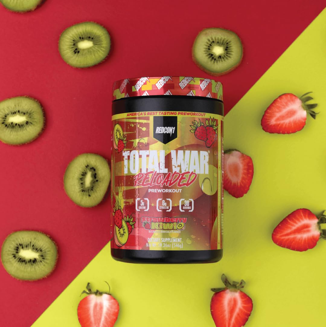 Flavor graphic for Strawberry Kiwi highlighting intensity and taste profile.