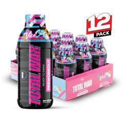 RedCon1 Total War RTD pouring action, quick on-demand energy during workouts.