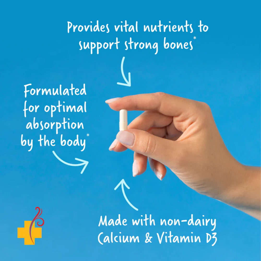 Redd Remedies Calcium Mag D capsules closeup for daily intake.