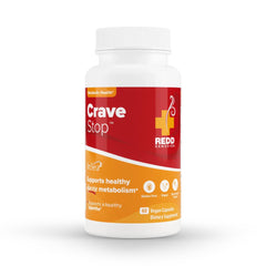 Redd Remedies Crave Stop bottle front showing convenient pre-meal support