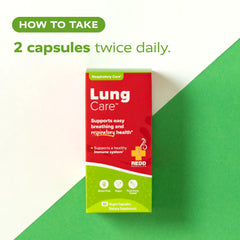 Reishi mushroom inclusion supports calm breathing within the Lung Care formula.