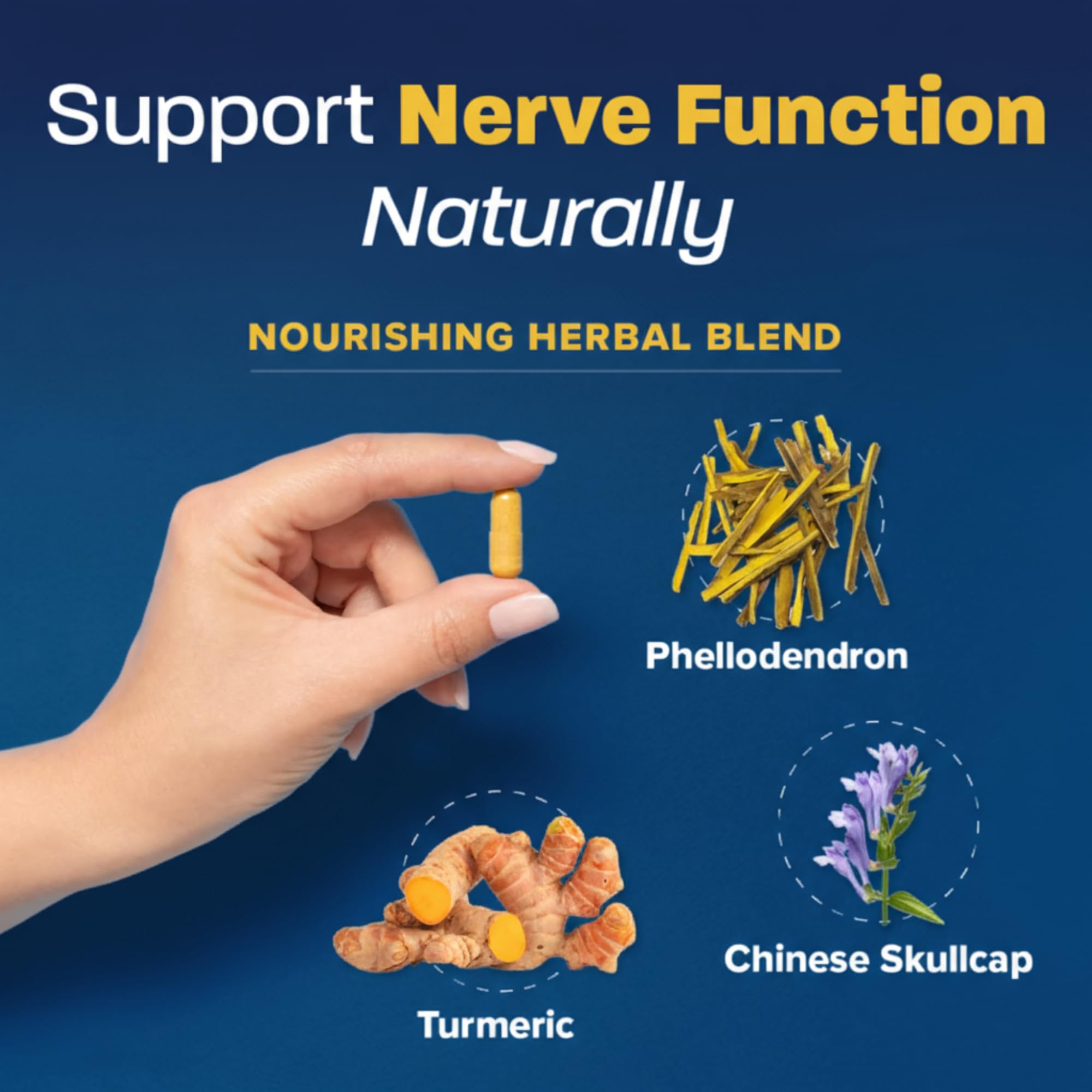 Redd Remedies Nerve Shield label highlights non-GMO and gluten-free features.
