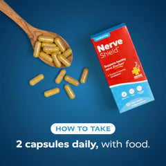 Redd Remedies Nerve Shield quality seal and clear potency messaging