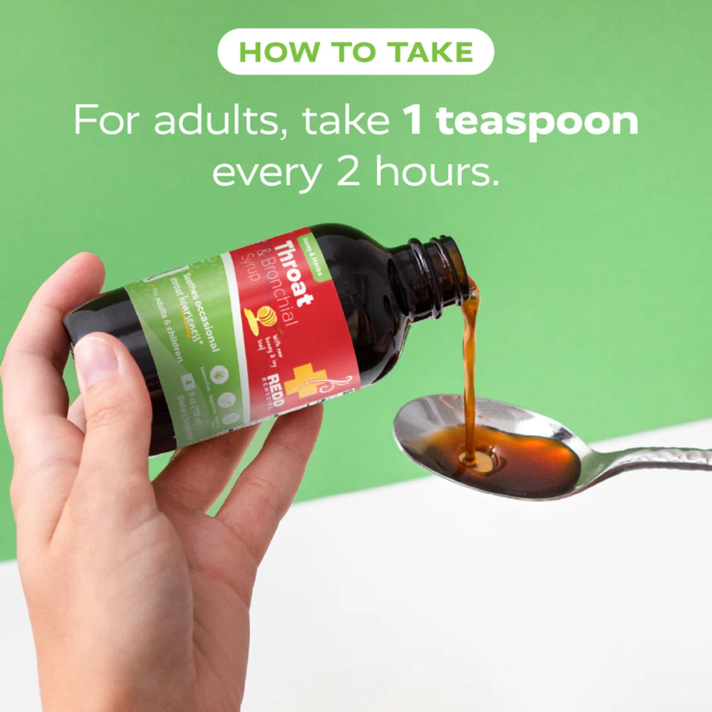 Shop label shows vegetarian and gluten free notes for Redd Remedies
