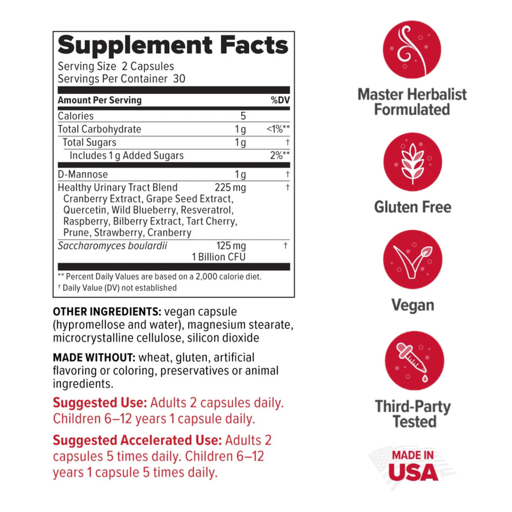 Close-up of Redd Remedies UT Soothe capsules showing vegetarian capsules.
