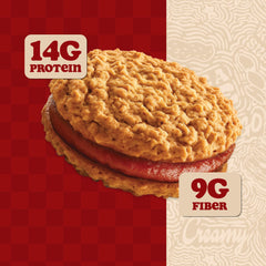 REDEFINE Oatmeal Protein Pie strawberry jelly texture and chewy oats