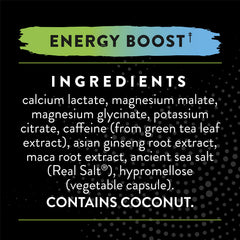 Redmond Green Tea caffeine energy source image suggests a natural lift during workouts or mid-day slump.