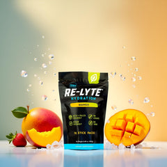 REDMOND Re-Lyte Mango label close-up showing natural flavor profile