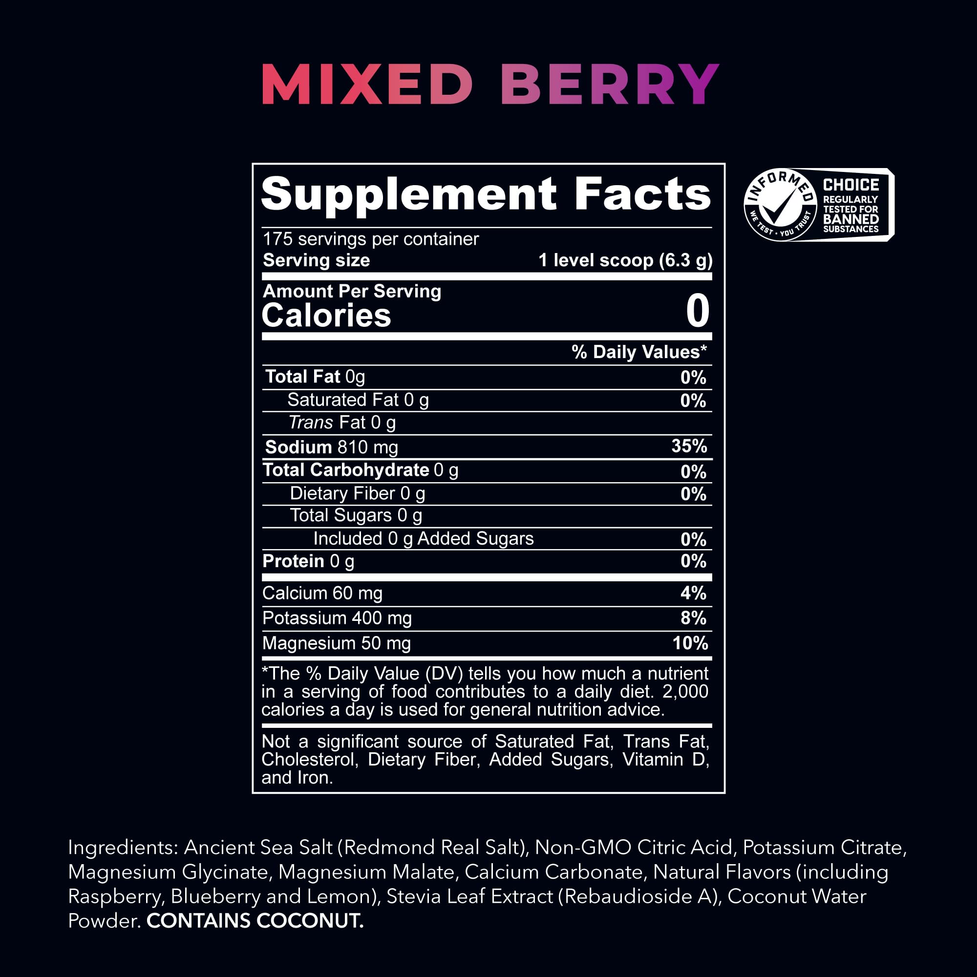 REDMOND Re-Lyte Mixed Berry bottle ready for post-run hydration