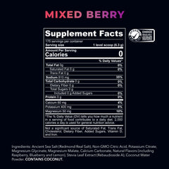 REDMOND Re-Lyte Mixed Berry bottle ready for post-run hydration