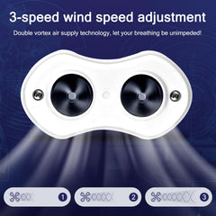 Redpee nasal vent plug in use for gentle snoring reduction