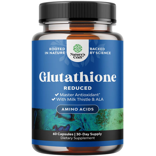 Reduced Glutathione with Milk Thistle bottle pouring for daily skin support