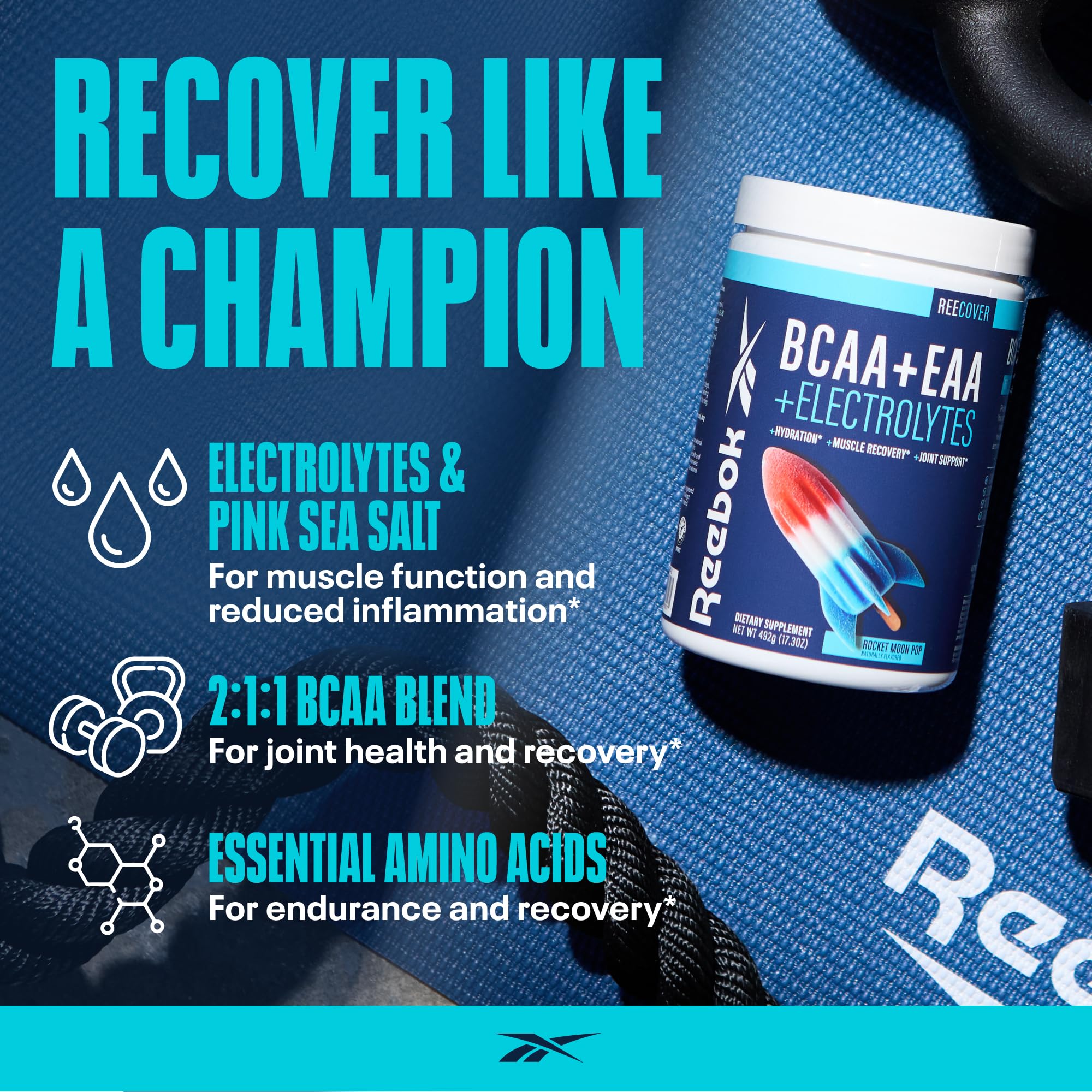 Scoop measuring included for accurate post-workout servings