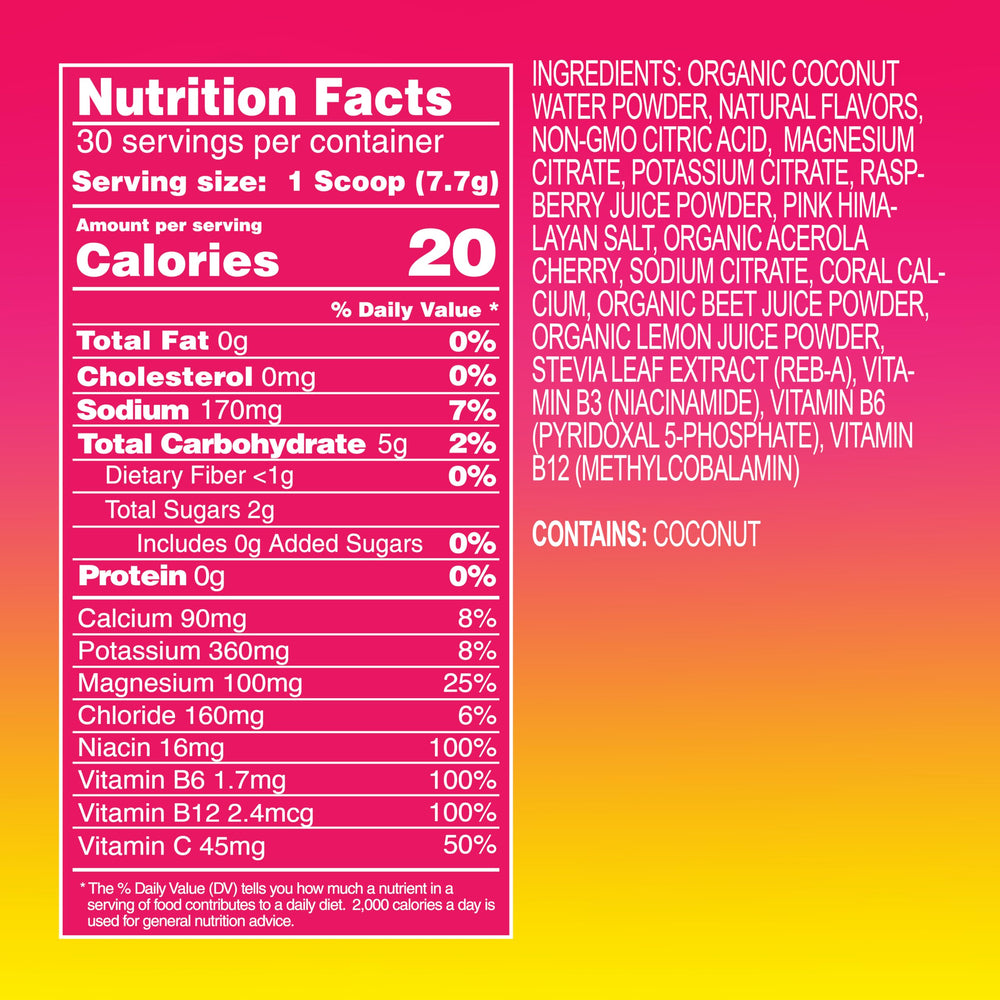 Icons depicting the five electrolytes and vitamins included with Reef Replenish.