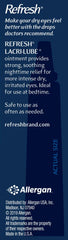 Refresh Lacri-Lube night-time routine setup promotes eyelid comfort.