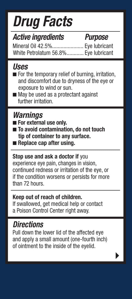 Refresh Lacri-Lube two-pack shown on bedside table for daily convenience.