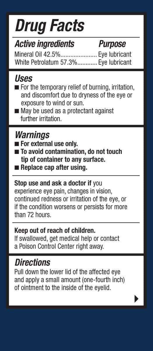 Refresh P.M ointment wand application, easy nightly use for irritated eyes