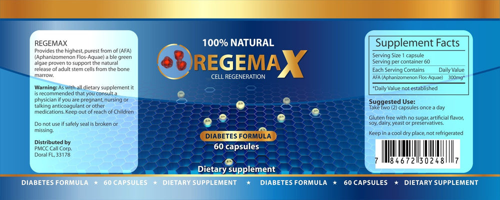 REGEMAX AFA STEM packaging shown for easy daily routine