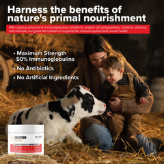 Re+Gen Colostrum Gold 50 glass shake captures ready-to-drink post-workout option.