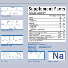 Regenerate 24/7 Total Hydration label highlights potassium-rich electrolyte profile