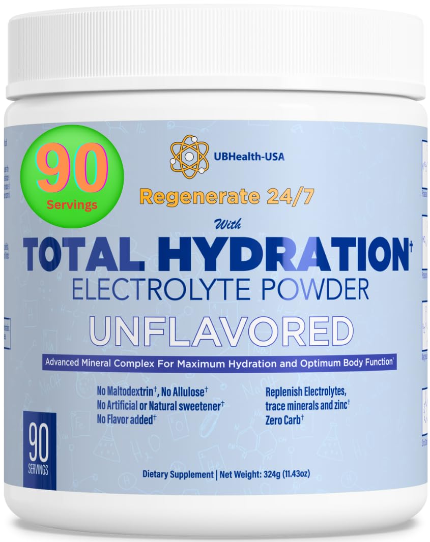 Regenerate 24/7 Total Hydration powder tub showing electrolyte blend for recovery