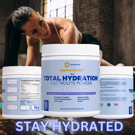 Regenerate 24/7 Total Hydration scoop demonstrates precise serving for easy hydration