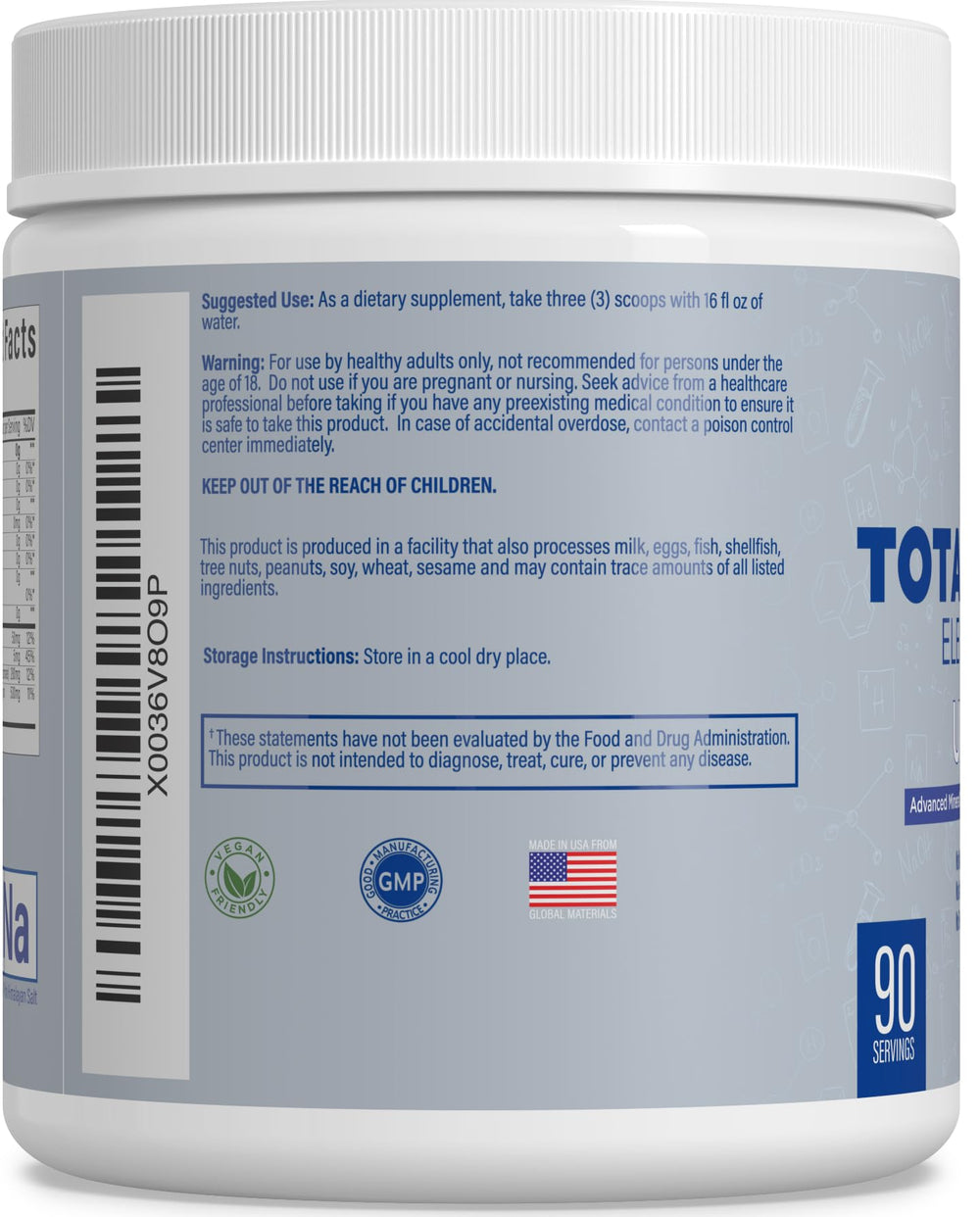 Regenerate 24/7 Total Hydration USA facility badge indicating quality production