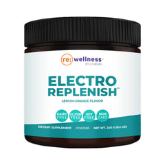 Reignite Wellness Electrolyte Powder tub ready for hydration and daily use.
