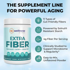Reignite Wellness Extra Fiber in smoothie for fuller, satisfying texture.