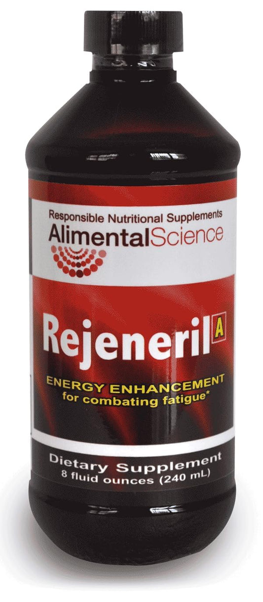 Rejeneril-A bottle close-up signaling natural energy support