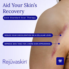 Rejuvaskin Scar Esthetique night-stand setup for daily maintenance